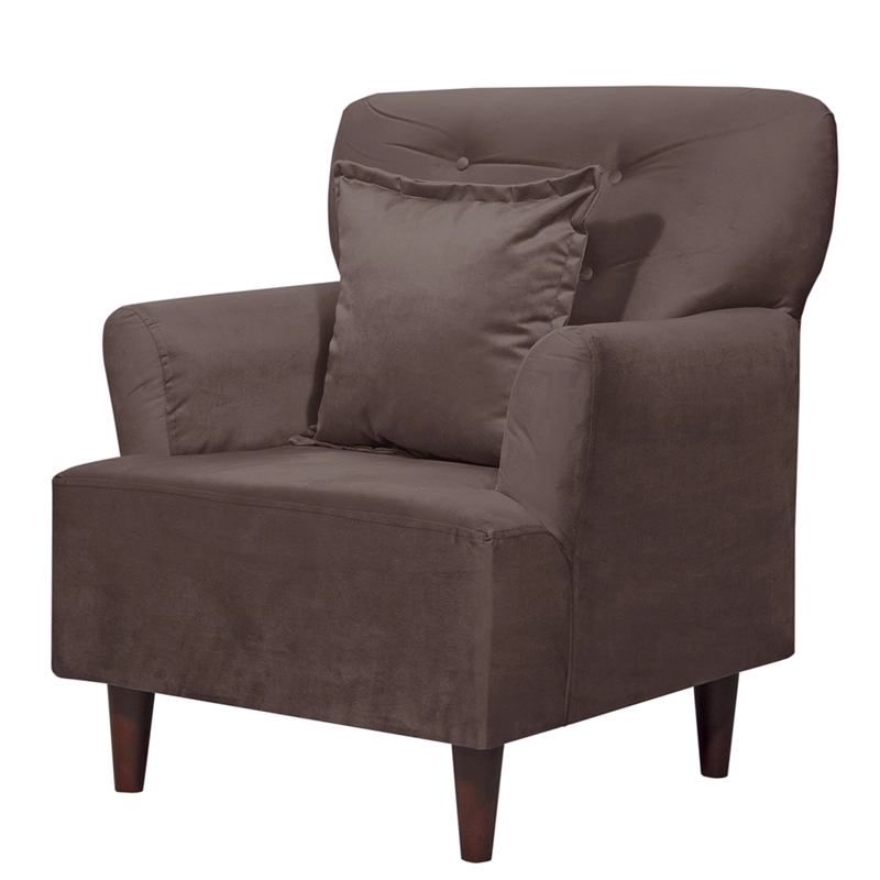 SET  2 POLTRONAS YORK  1C FELPA  CHOCOLATE 55X75X92 - 3