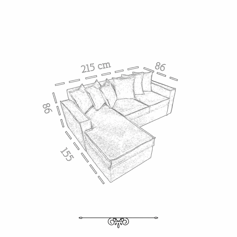 SOFA SECCIONAL INTERCAMBIABLE CON RESORTES DANTE CAFE PARA LIVING FULL CONFORT - 6