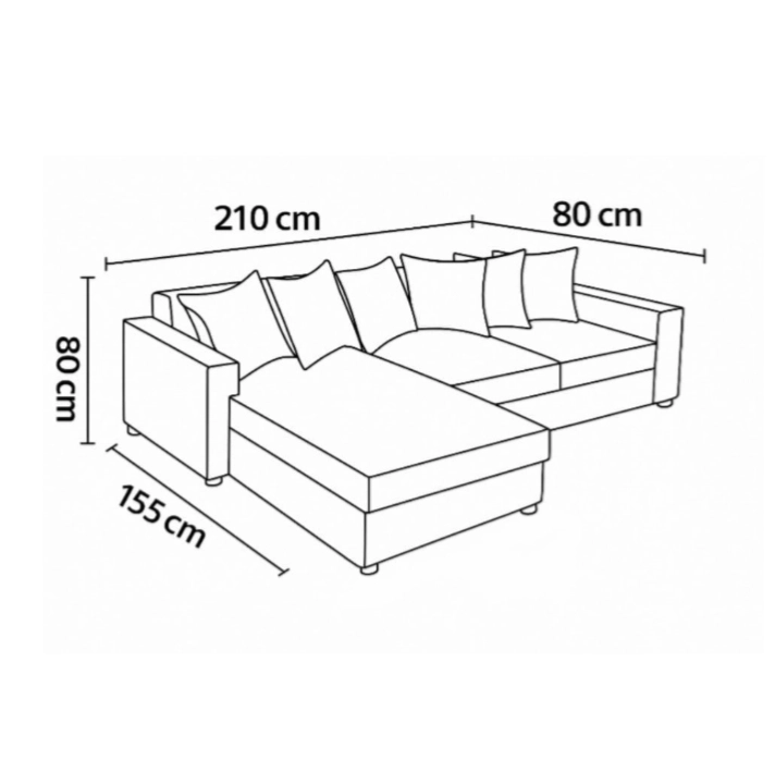 SOFA SECCIONAL INTERCAMBIABLE CON RESORTES DANTE GRIS CLARO RESORTES PARA LIVING FULL CONFORT - 4