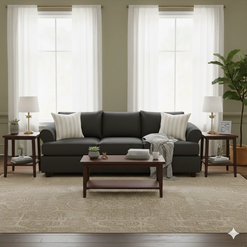LIVING 311 PASTORA MARENGO SOFA 3 CUERPOS RESORTES + 2 SITIALES - 2