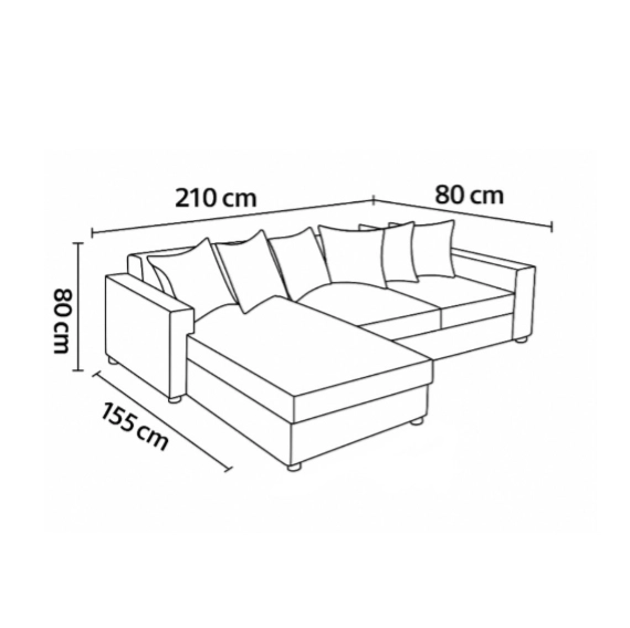 LIVING 311 LEHMANN GRIS CLARO SECCIONAL + 2 POLTRONAS CON RESORTE FULL COMFORT PLUS - 5