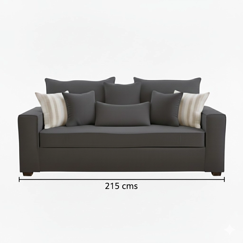 SOFA 3 CUERPOS CON RESORTES FULL COMFORT PLUS AGUSTINA MARENGO - 3