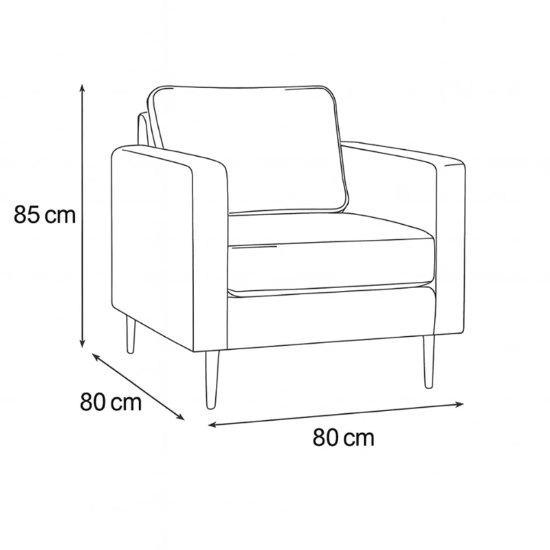 LIVING 311 JACK NEGRO CUERO SINTETICO ENVEJECIDO SECCIONAL + 2 POLTRONAS CON RESORTES - 5