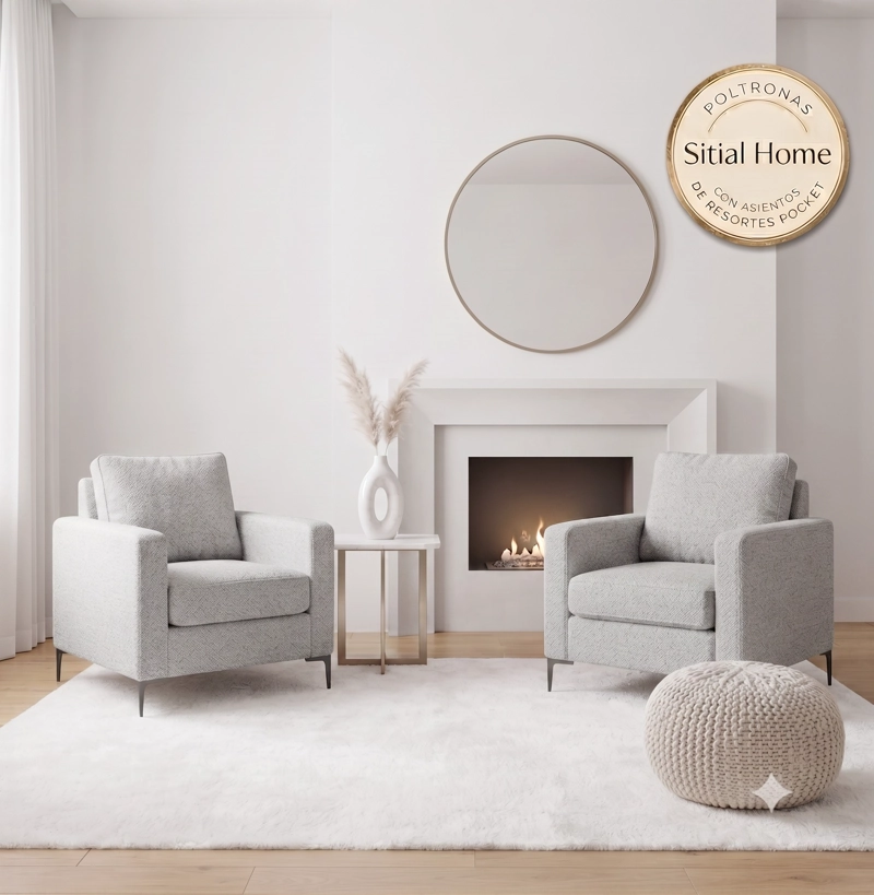 JUEGO DE LIVING 311 BOHEMIA EXTREME GRIS CLARO - 3