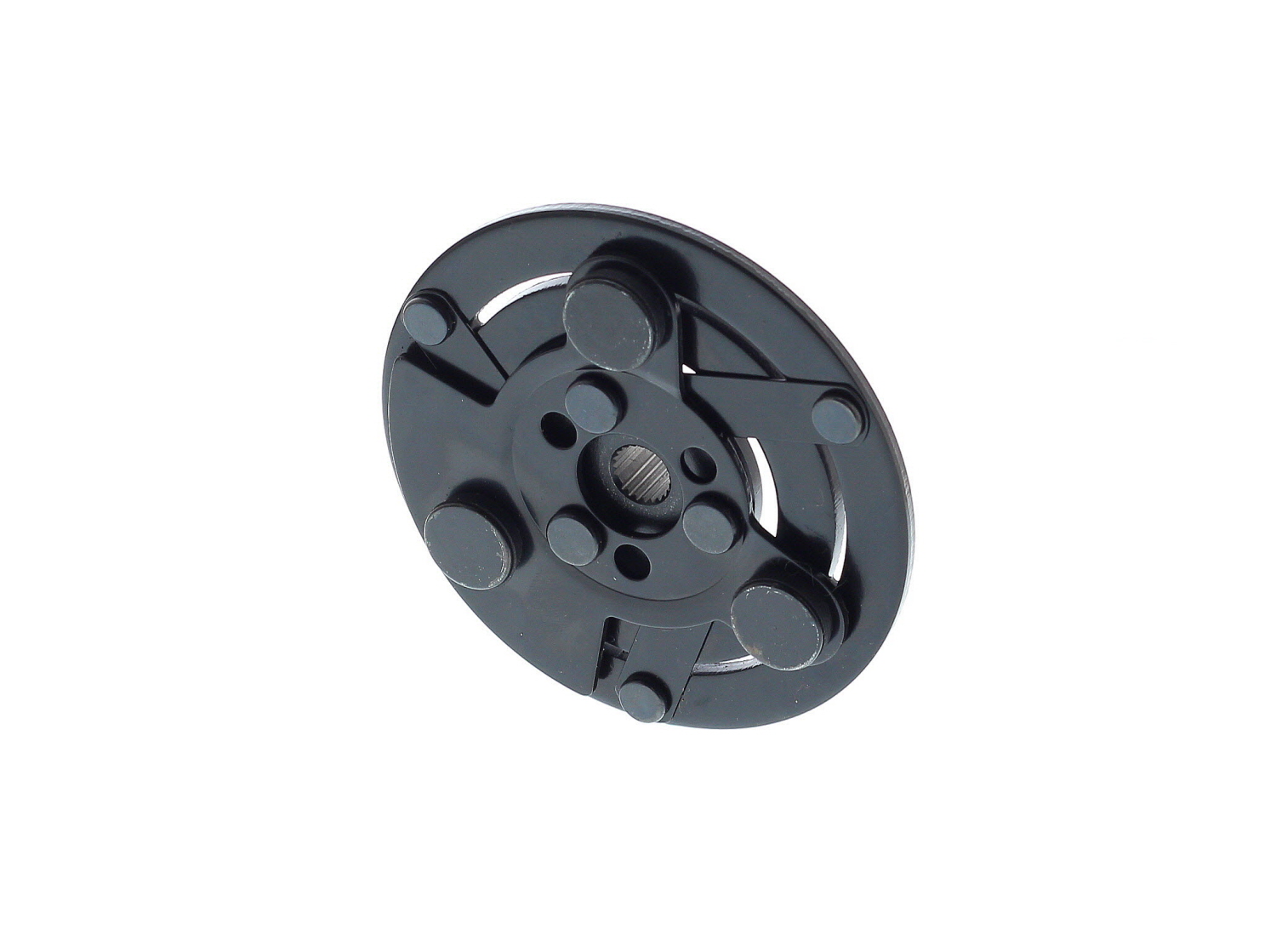 EMBRAGUE DE A/C AMERICAN AIR SD7V16 CON ESTRIASGUIA Y BALANCEADOR 105MM - 1