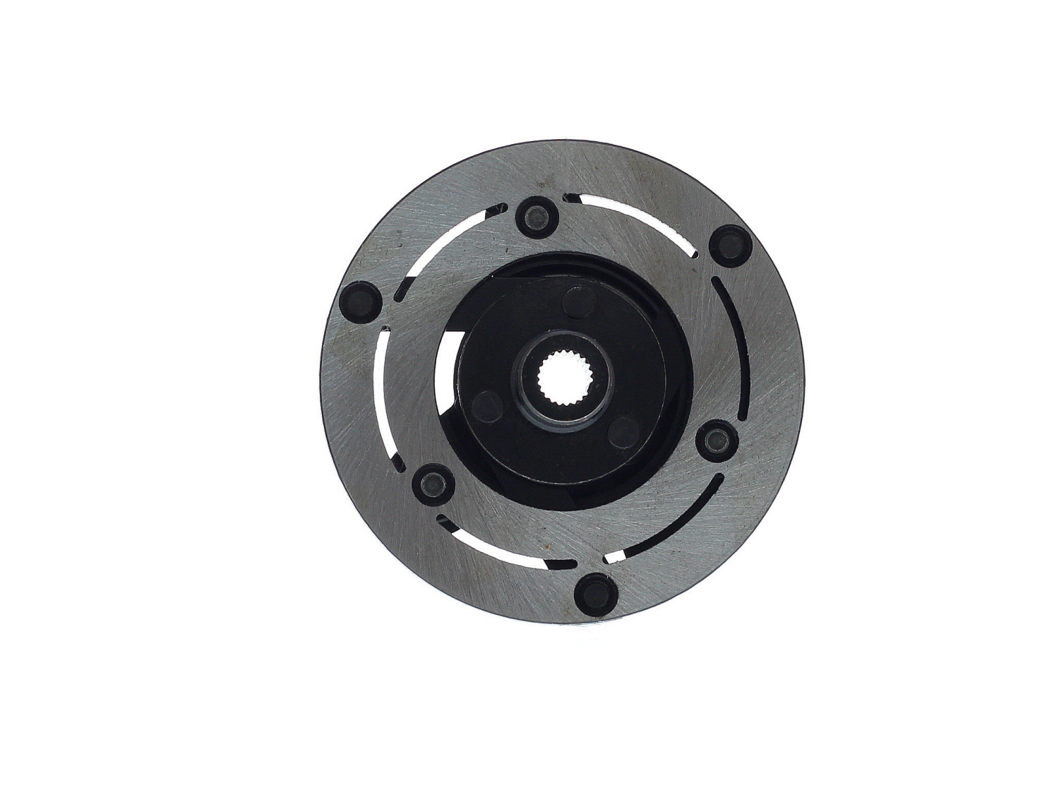 EMBRAGUE DE A/C AMERICAN AIR SD7V16 CON ESTRIASGUIA Y BALANCEADOR 105MM - 4