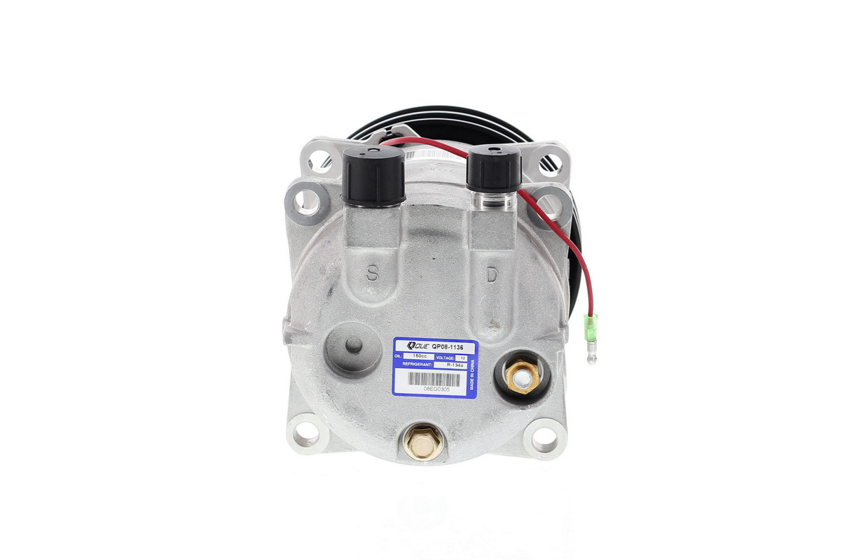COMPRESOR DE A/C QUE TM08 2A 12V 135MM - 2