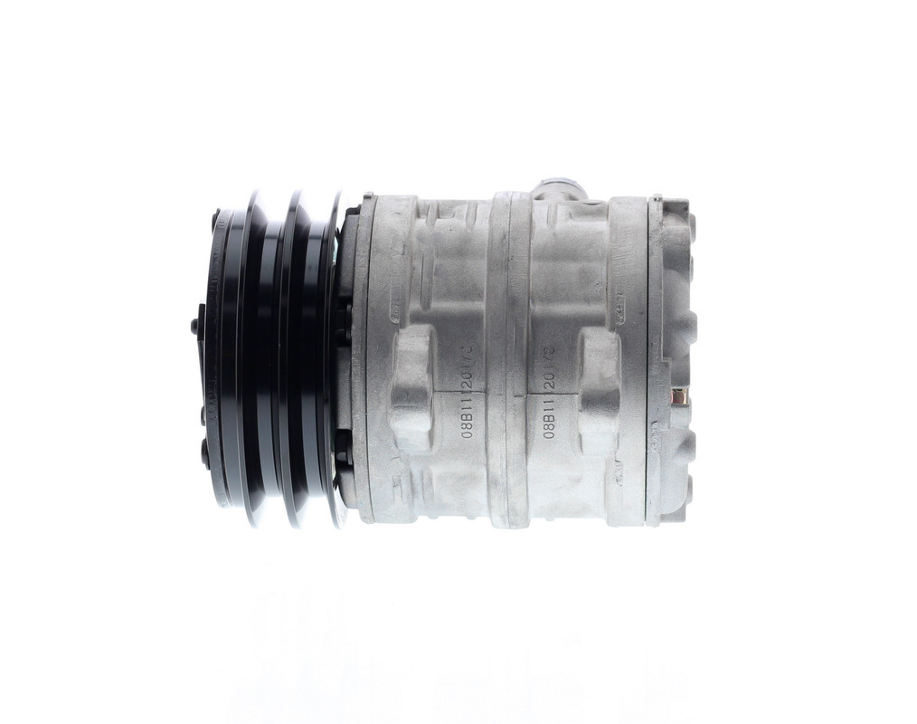 COMPRESOR DE A/C QUE TM08 2A 12V 125MM MONTAJE ALTERNADOR - 1