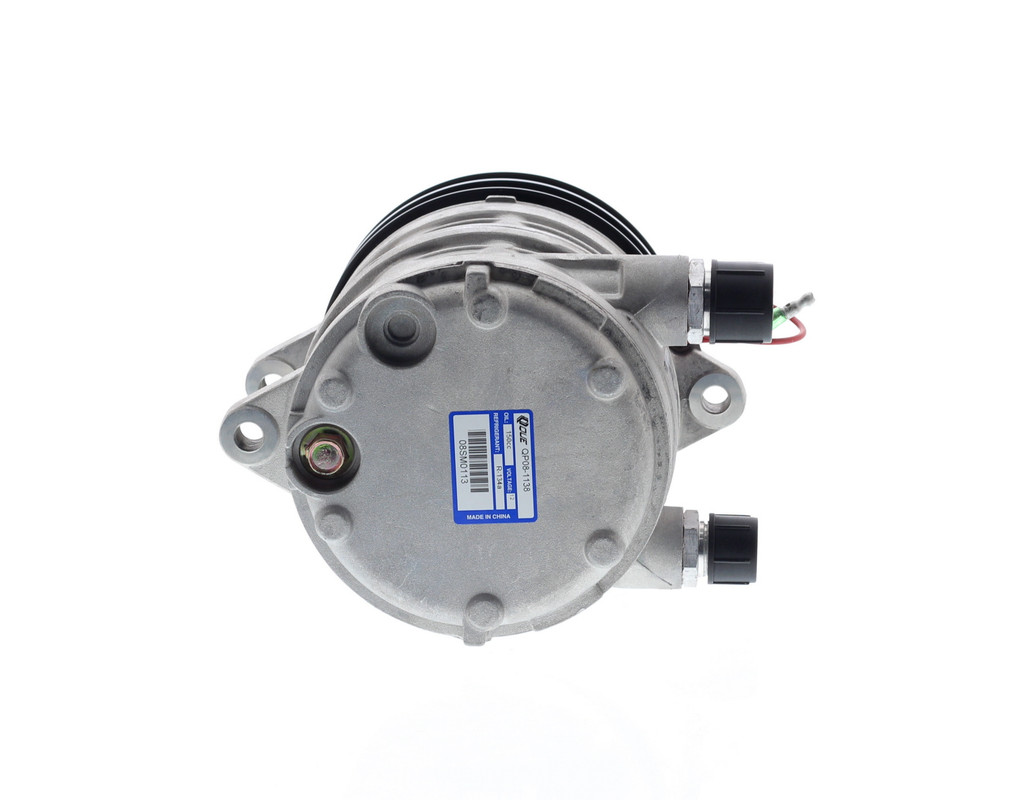 COMPRESOR DE A/C QUE TM08 2A 12V 125MM MONTAJE ALTERNADOR - 2