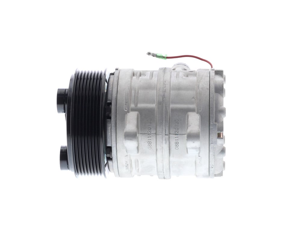 COMPRESOR DE A/C QUE TM08 8PK 12V 123MM MONTAJE ALTERNADOR - 1