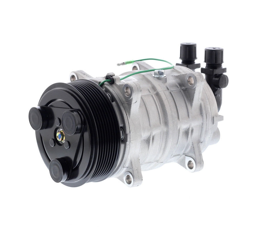 COMPRESOR DE A/C TM16 8PK 24V 119MM MANIFOLD VOR QUE - 4