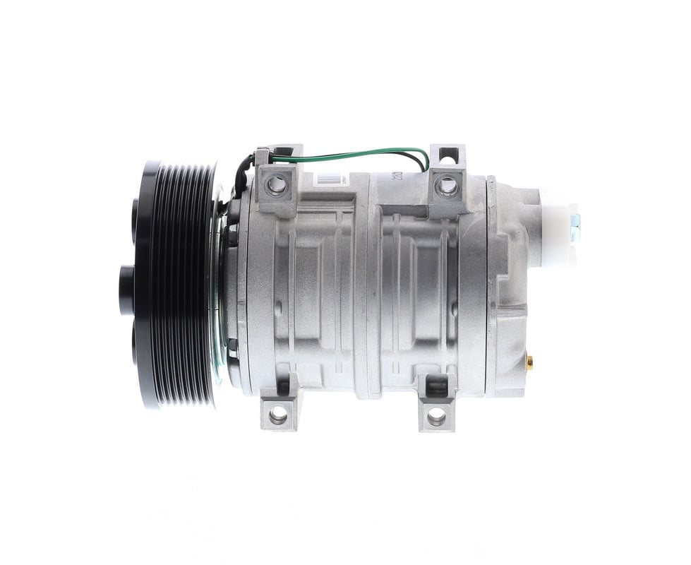 COMPRESOR DE A/C QUE TM21 8PK 24V 141MM SALIDA HORIZONTAL - 1