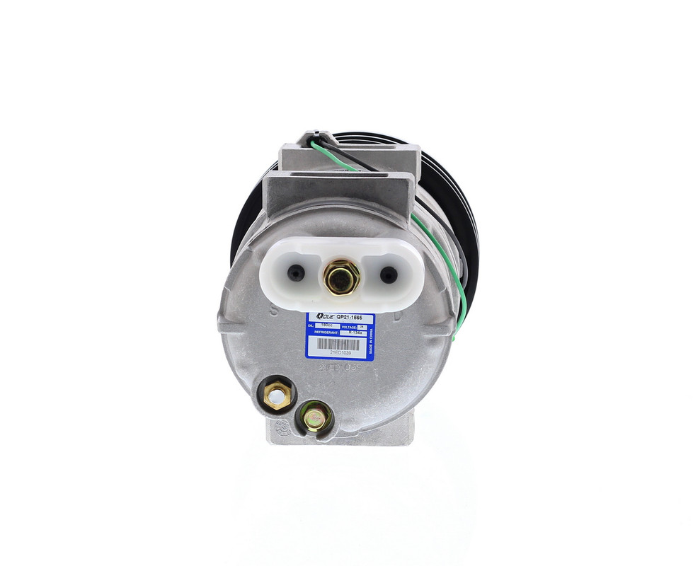 COMPRESOR DE A/C TM21 2A 24V 145MM SALIDA HORIZONTAL QUE - 2