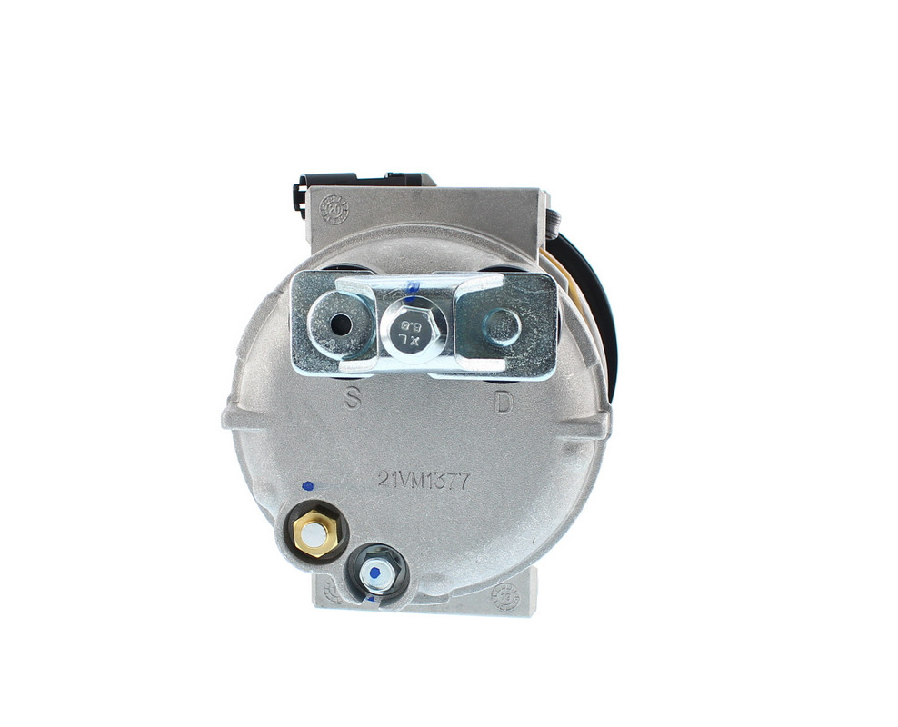 COMPRESOR DE A/C QUE TM21 8PK 24V 135MM SALIDA HORIZONTAL - 2