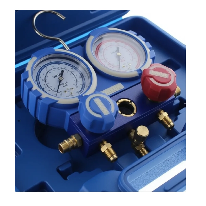 MANOMETRO VALUE R134A CON MALETA - 2