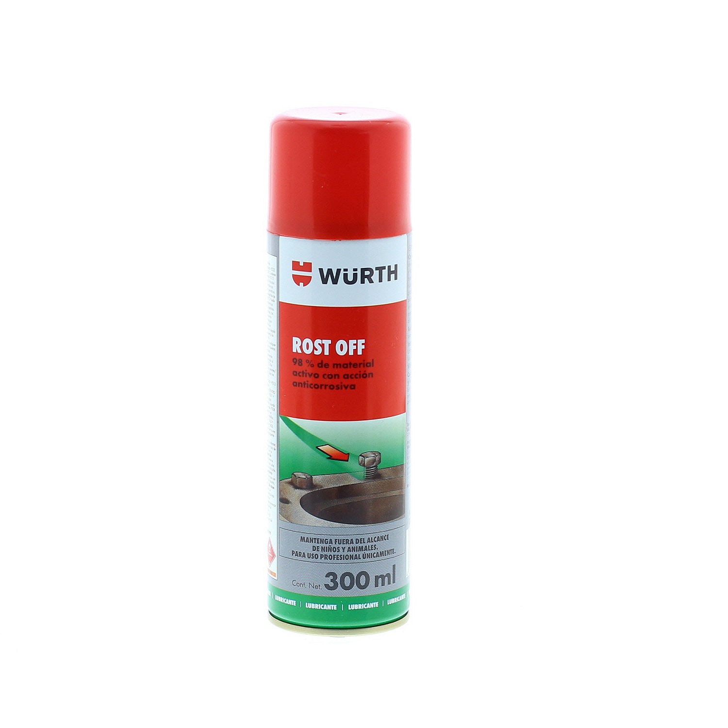 DESOXIDANTE WURTH ROST-OFF 300ML PARA A/C - 1