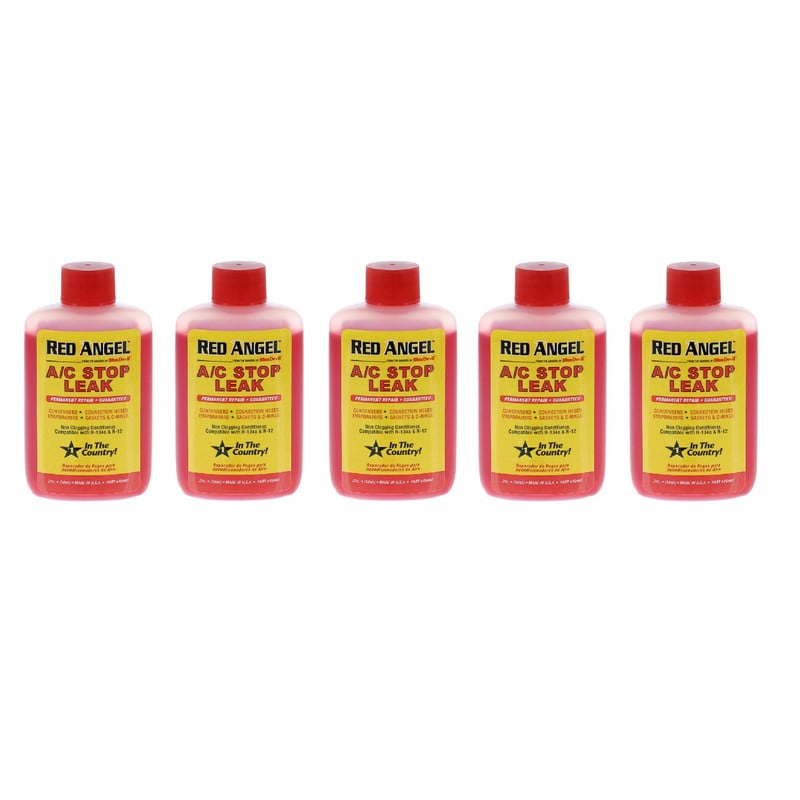 PACK SELLADOR TAPA BLUE DEVIL FUGAS A/C AUTOMOTRIZ RED ANGEL 05 UNI - 1