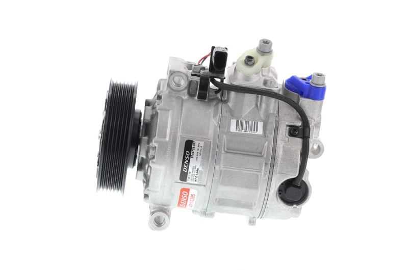 COMPRESOR DE A/C DENSO 7SEU16C 6PK 12V 112MM AUDI A6 02 (OE) - 1