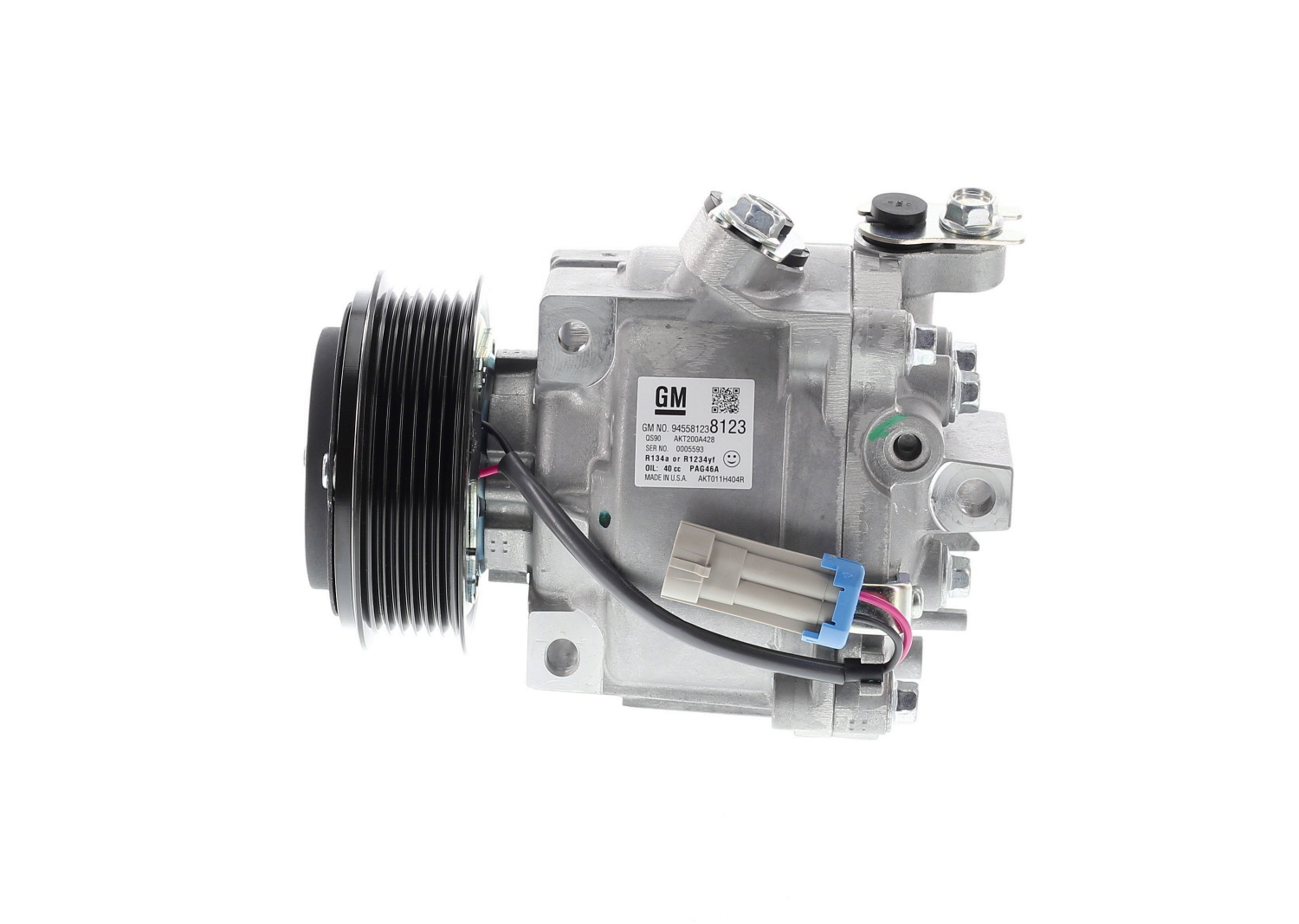 COMPRESOR DE AC QS90 6PK 12V GM PLUG 1.8 - 1