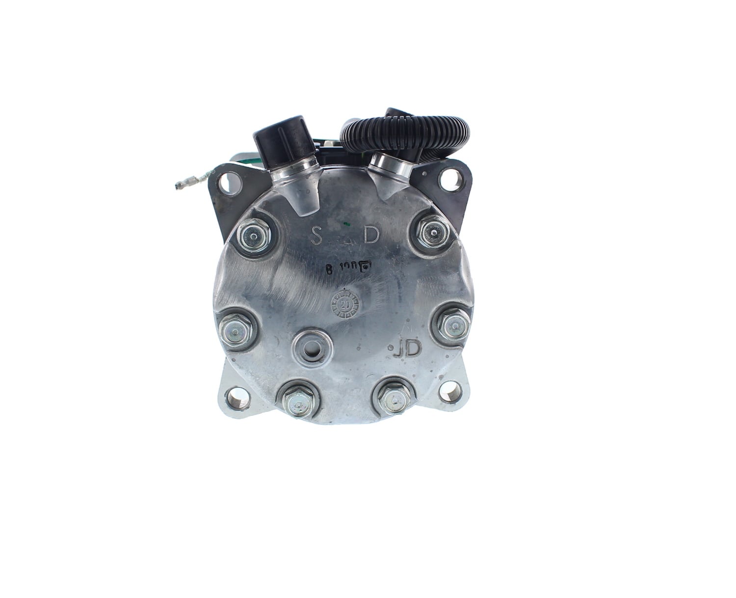 COMPRESOR DE AC AMERICAN AIR SD7H15 2A 24V 132MM TAPA JD 4271 SANDEN - 3