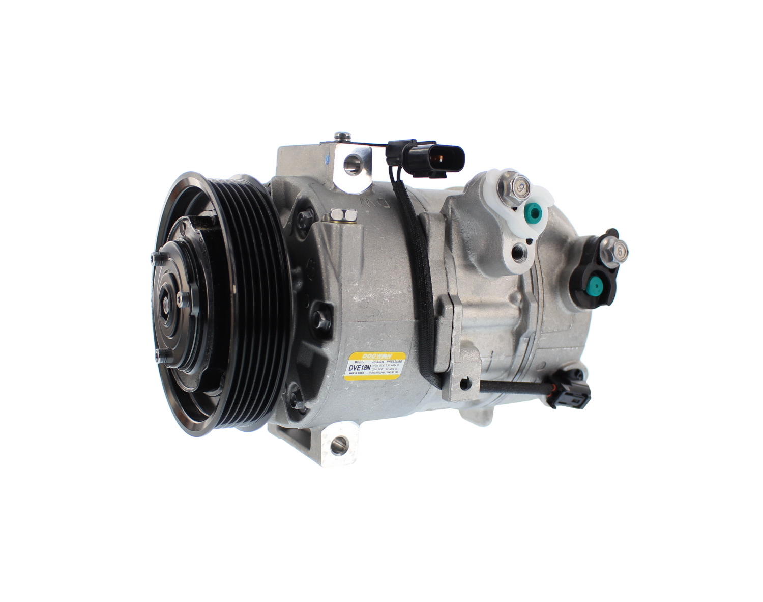 COMPRESOR DE AC AMERICAN AIR DVE18 6PK 119MM 12V SORENTO - 8