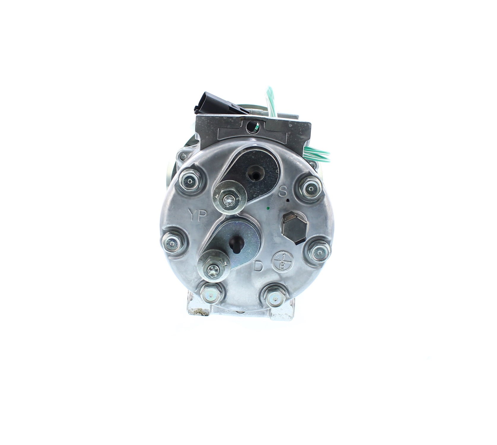 COMPRESOR DE AC AMERICAN AIR 7H15 8PK 24V 133MMM MONTAJE DIRECTO CATERPILLAR 4095 SANDEN - 3