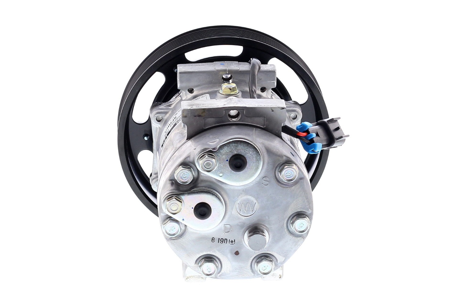 COMPRESOR DE AC AMERICAN AIR SD7H15SHD 8PK 12V 180MM M. D. TAPA WV 4326U SANDEN - 3