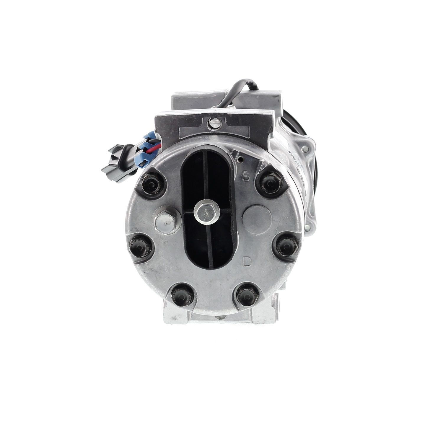 COMPRESOR DE AC AMERICAN AIR 7H15 12V 8PK 119MM LARGO MONTAJE DIRECTO TAPA GH 4417 4485 - 3