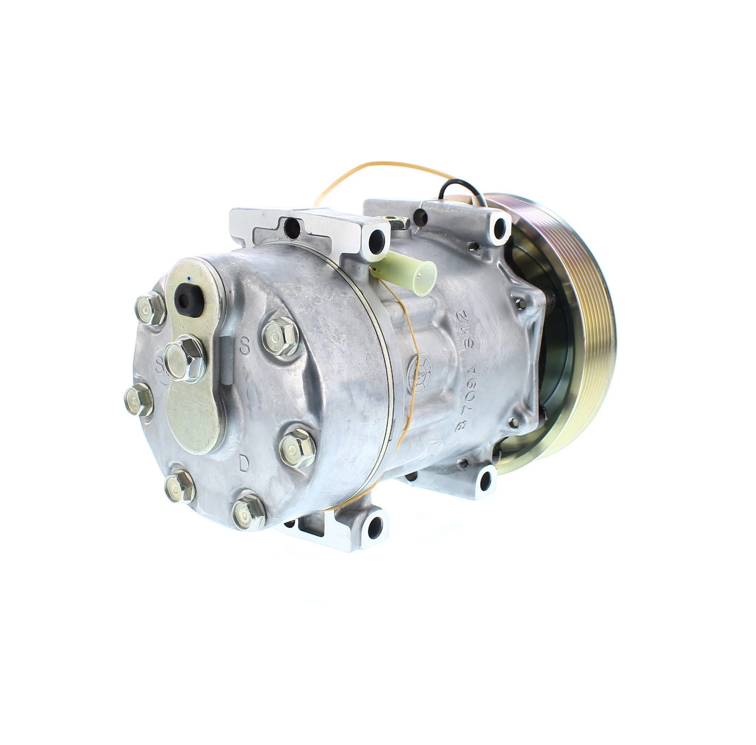 COMPRESOR DE AC AMERICAN AIR SD7H15 8PK 24V 149MM MONTAJE DIRECTO 6093 SANDEN - 4