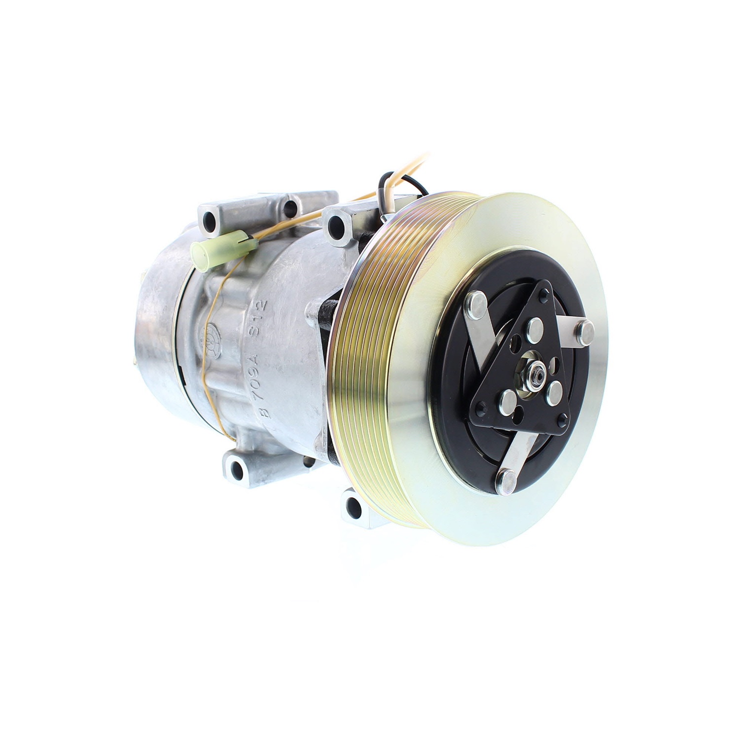 COMPRESOR DE AC AMERICAN AIR SD7H15 8PK 24V 149MM MONTAJE DIRECTO 6093 SANDEN - 6