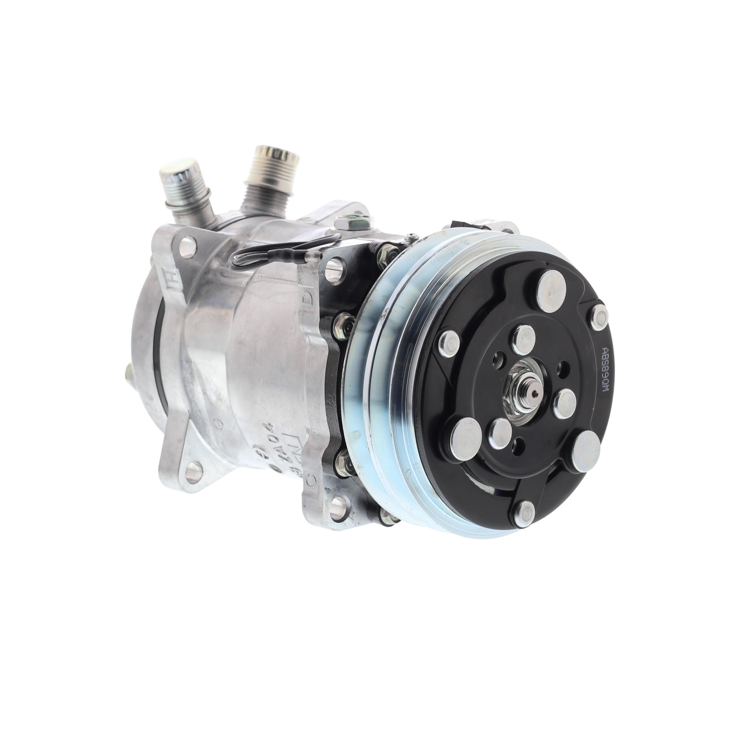COMPRESOR DE AC AMERICAN AIR 5H14 2A 12V 132MM M. OREJAS TAPA FL 6626 6664 4509 SANDEN - 6