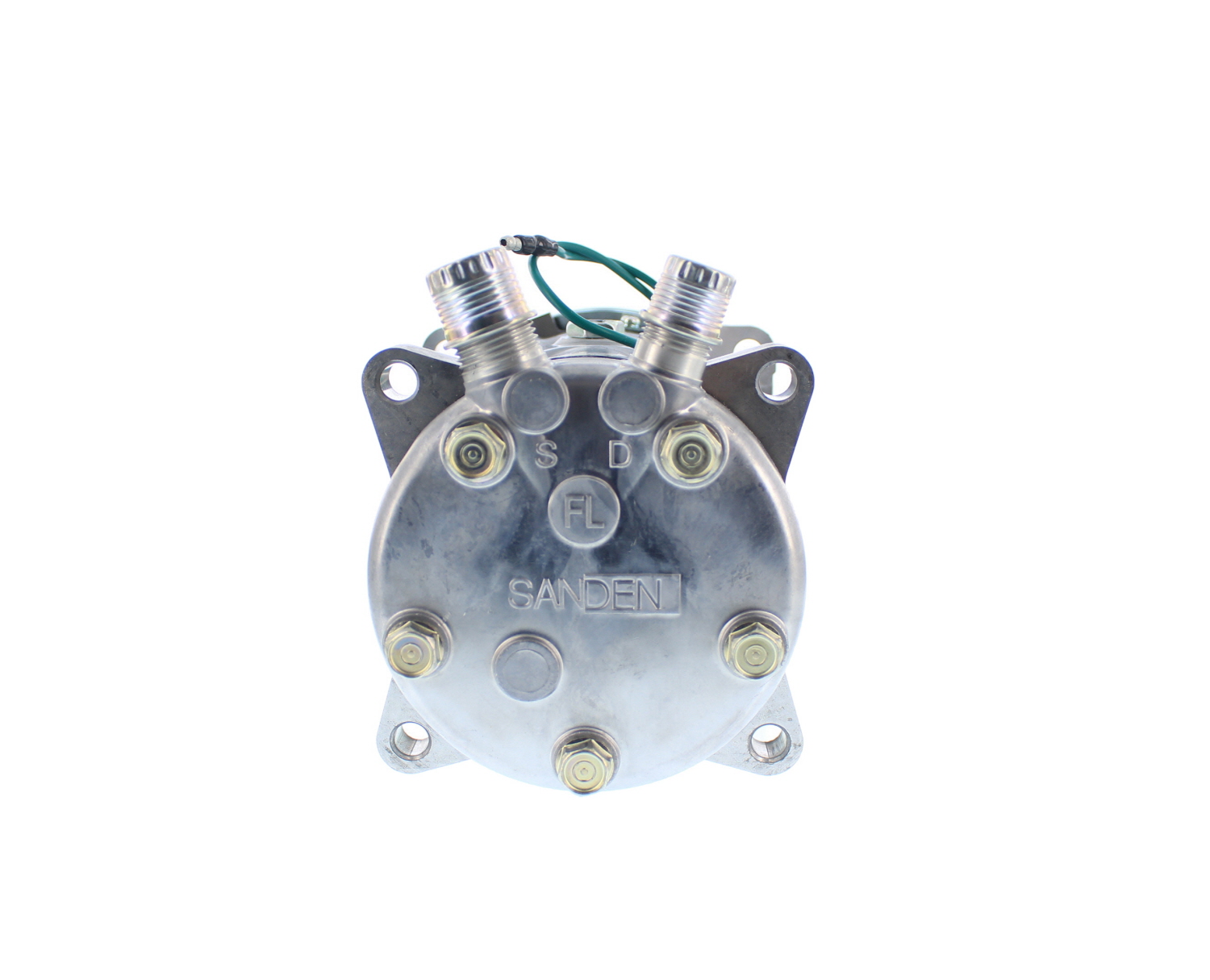 COMPRESOR DE AC SD5H14HD 2A 24V 132MM TAPA FL SALIDA VERTICAL ORING 6665 SANDEN - 3