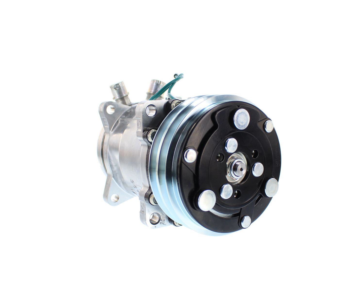 COMPRESOR DE AC SD5H14HD 2A 24V 132MM TAPA FL SALIDA VERTICAL ORING 6665 SANDEN - 6