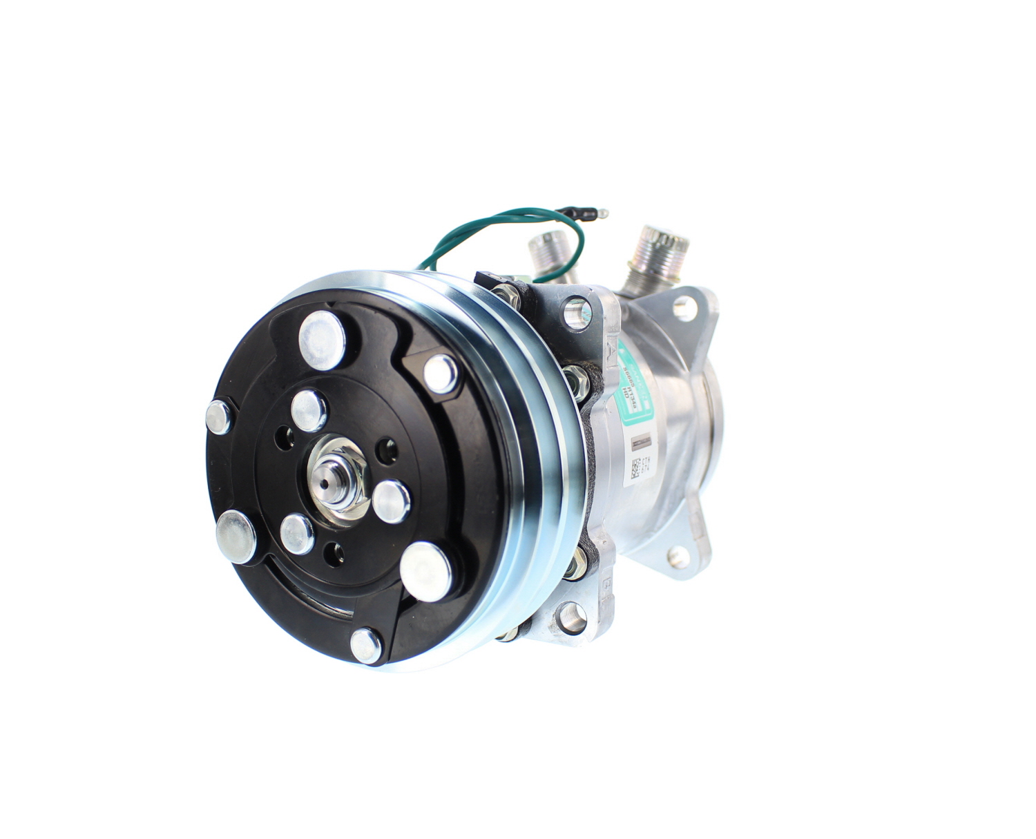 COMPRESOR DE AC SD5H14HD 2A 24V 132MM TAPA FL SALIDA VERTICAL ORING 6665 SANDEN - 8