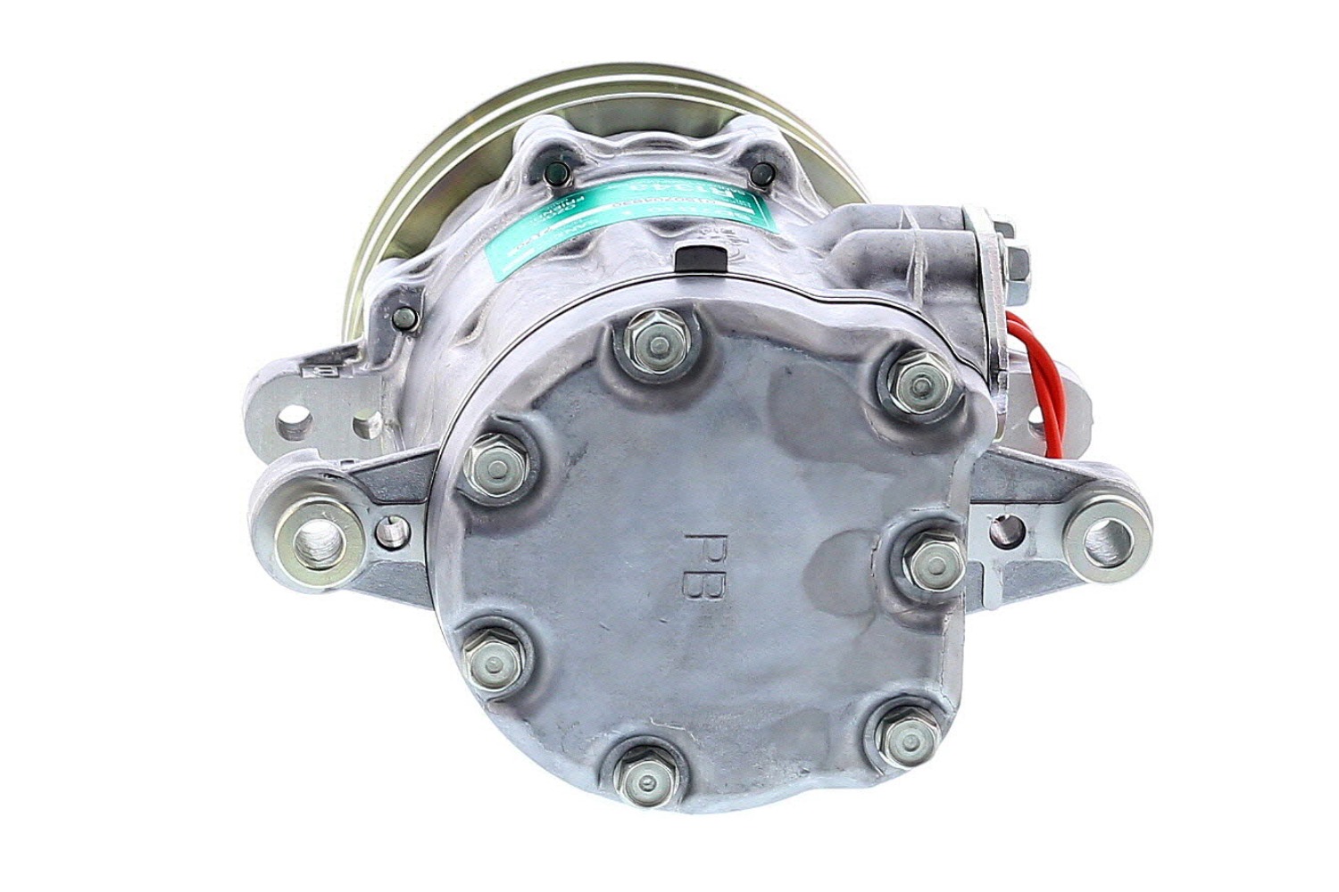 COMPRESOR DE AC AMERICAN AIR 7B10 2A 12V 115MM MONTAJE ALTERNADOR 7170 SANDEN - 3