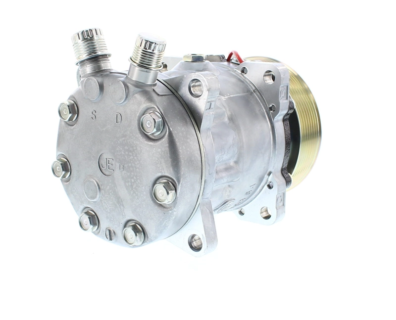 COMPRESOR DE AC 7H13 8PK 12V 119MM MONTAJE OREJAS TAPA JE 7306 SANDEN - 4