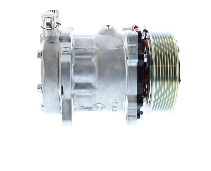 COMPRESOR DE AC 7H13 8PK 12V 119MM MONTAJE OREJAS TAPA JE 7306 SANDEN - 5