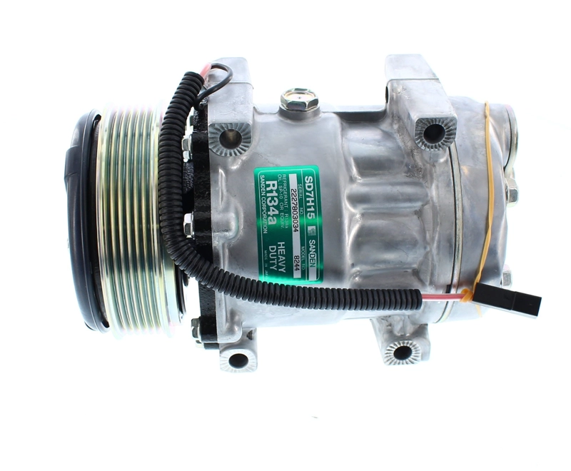 COMPRESOR DE AC SD7H15 6PK 12V 120MM M.D COBERTOR DE POLVO TAPA QC 8244 SANDEN - 1