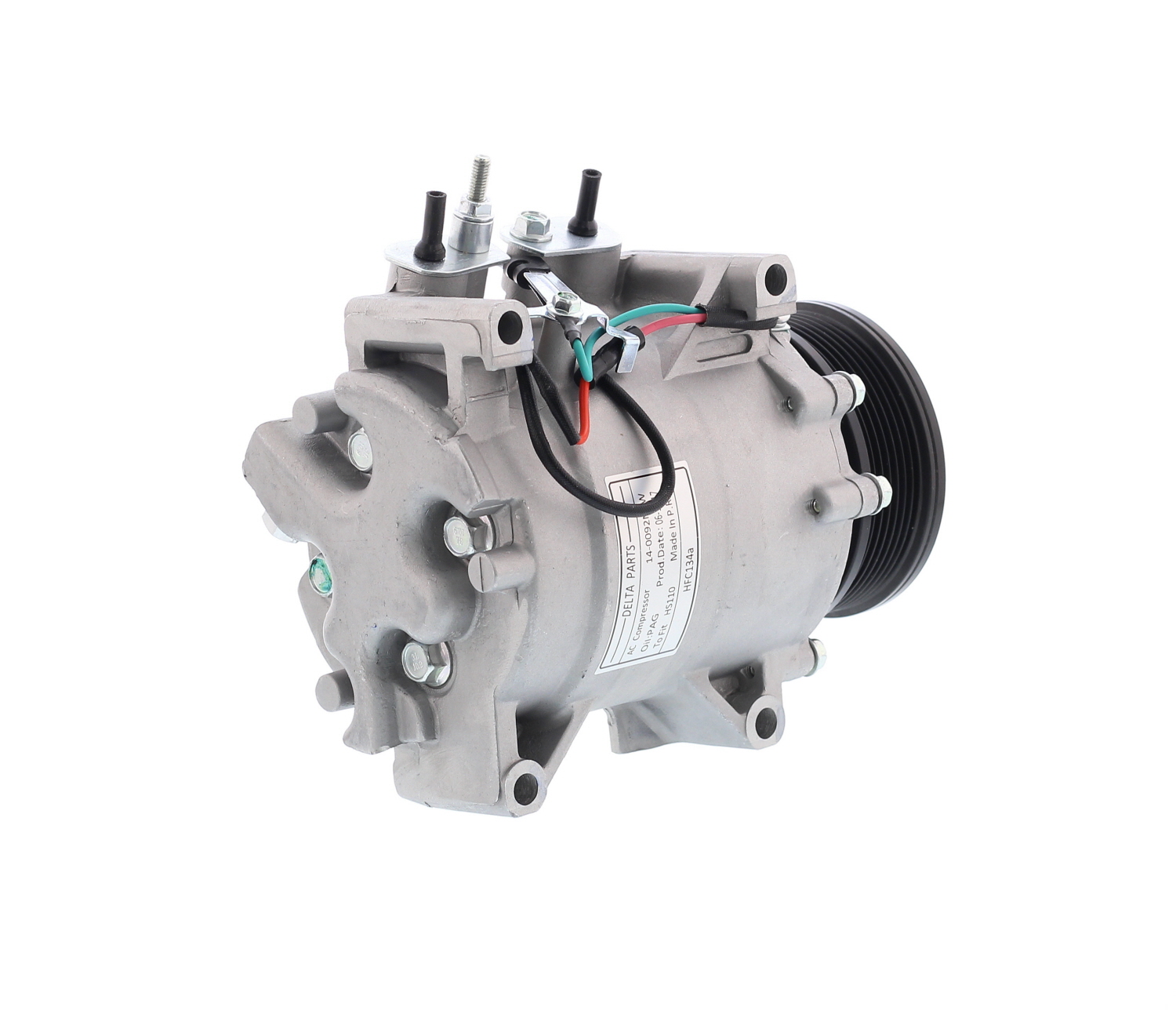 COMPRESOR DE AC AMERICAN AIR HS110R 7PK 12V 100MM HONDA CRV 02-06 AM - 4