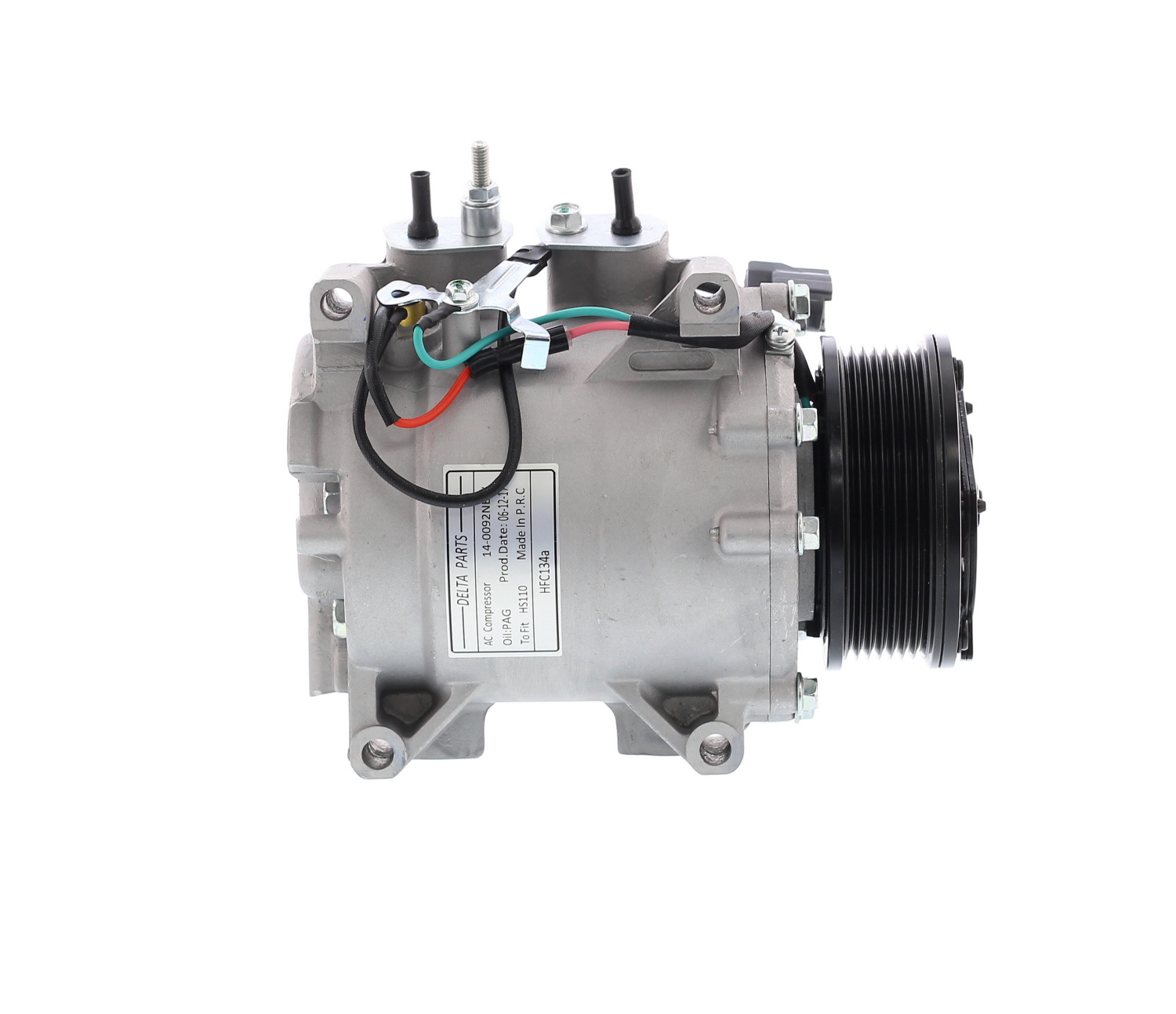 COMPRESOR DE AC AMERICAN AIR HS110R 7PK 12V 100MM HONDA CRV 02-06 AM - 5