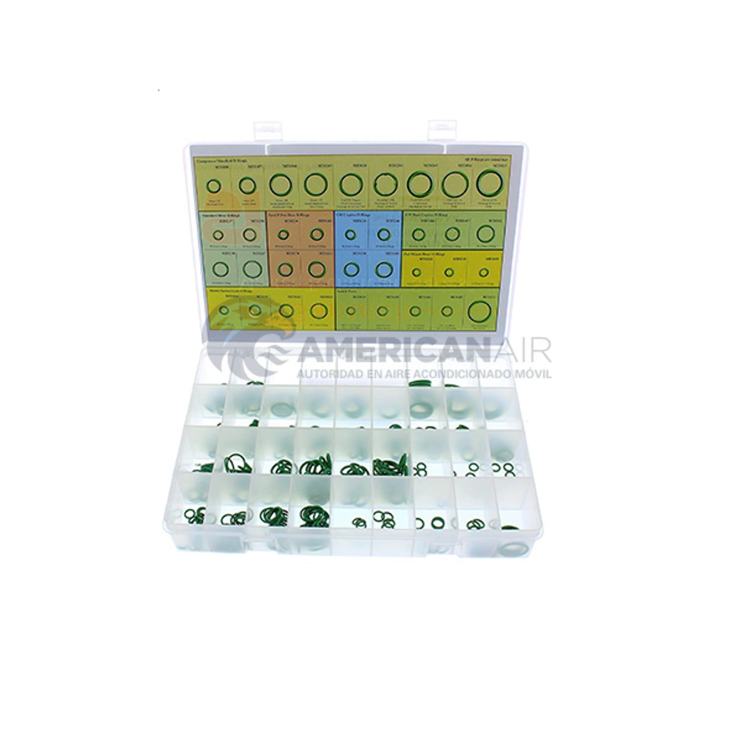 KIT DE ORING PARA SISTEMAS DE AIRE ACONDICIONADO AUTOMOTRIZ - 1