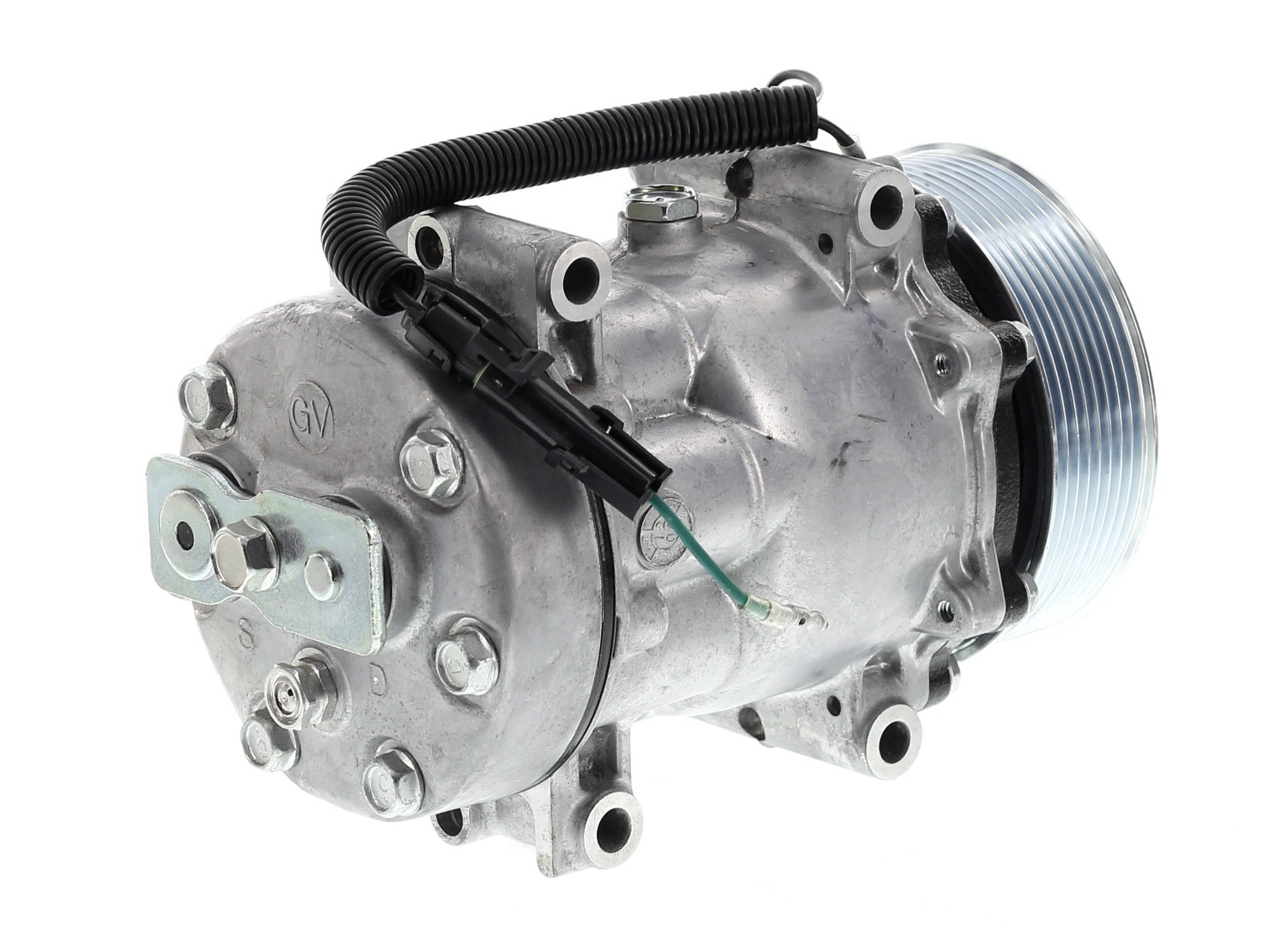 COMPRESOR DE AC 7H15 8PK 12V 119MM LARGO M. D. TAPA GV 4420 SANDEN - 4