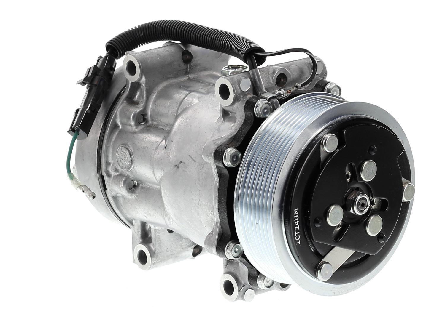 COMPRESOR DE AC 7H15 8PK 12V 119MM LARGO M. D. TAPA GV 4420 SANDEN - 6
