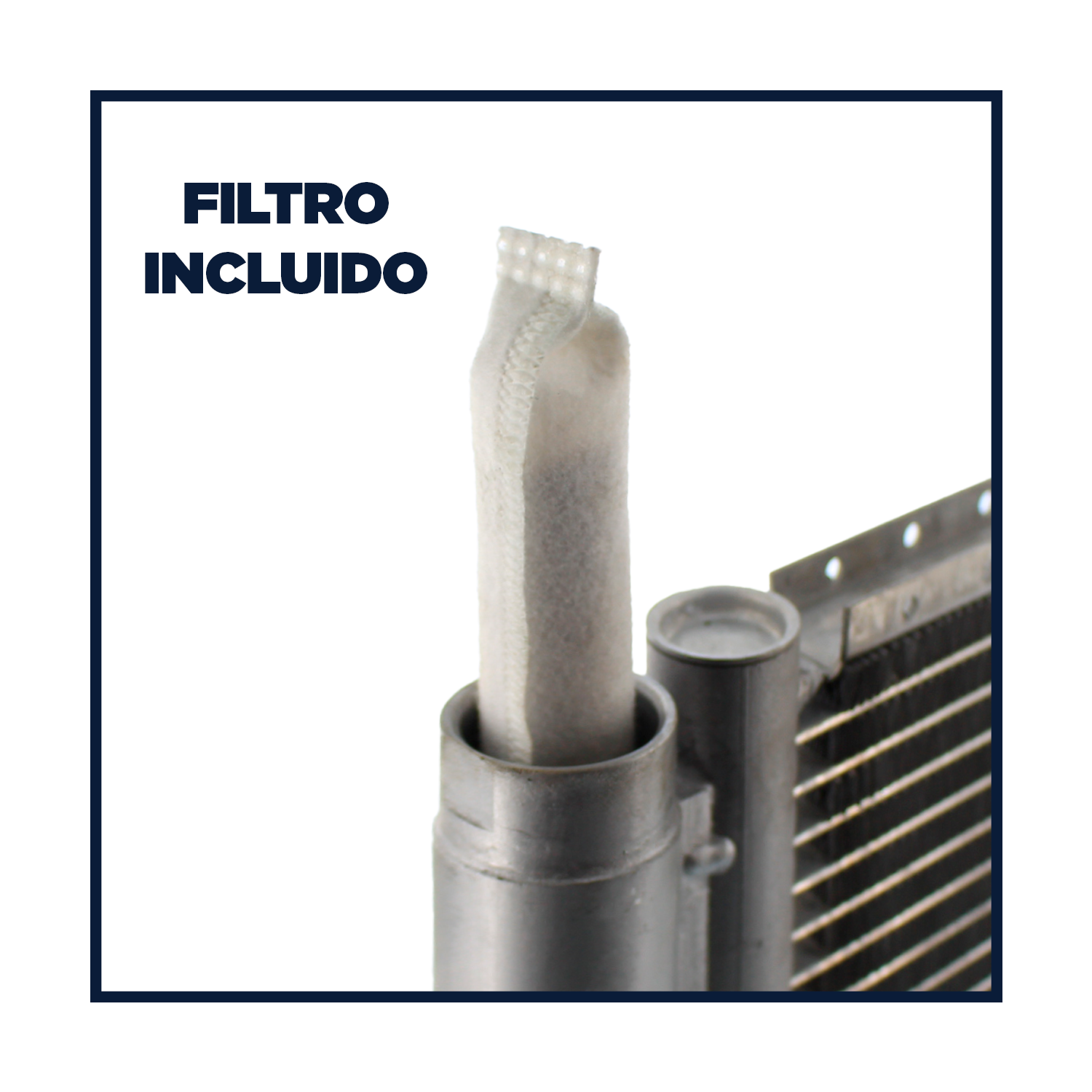 CONDENSADOR DE AC UNIVERSAL 12X20 CON FILTRO FLUJO PARALELO - 5