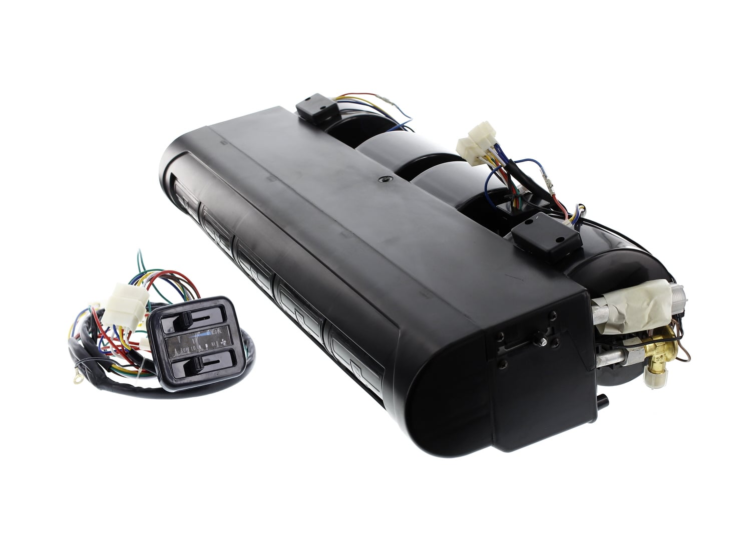 EVAPORADOR UNIVERSAL 5 VENTANAS 12 V SOLO FRIO (NEGRO) - 1