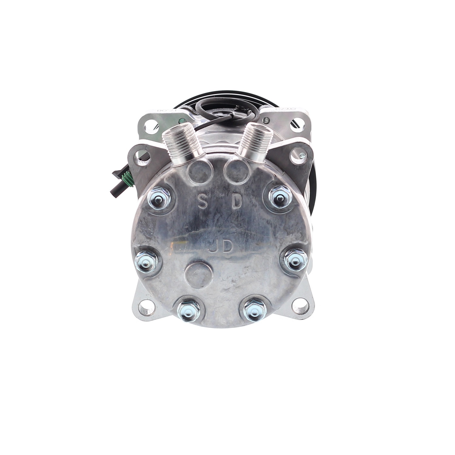 COMPRESOR DE AC AMERICAN AIR SD7H15 2A 12V 132MMTAPA JD (AM-SSB)8024 4664 - 3