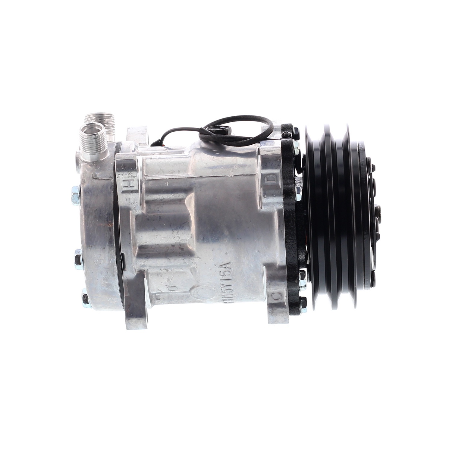 COMPRESOR DE AC AMERICAN AIR SD7H15 2A 12V 132MMTAPA JD (AM-SSB)8024 4664 - 5