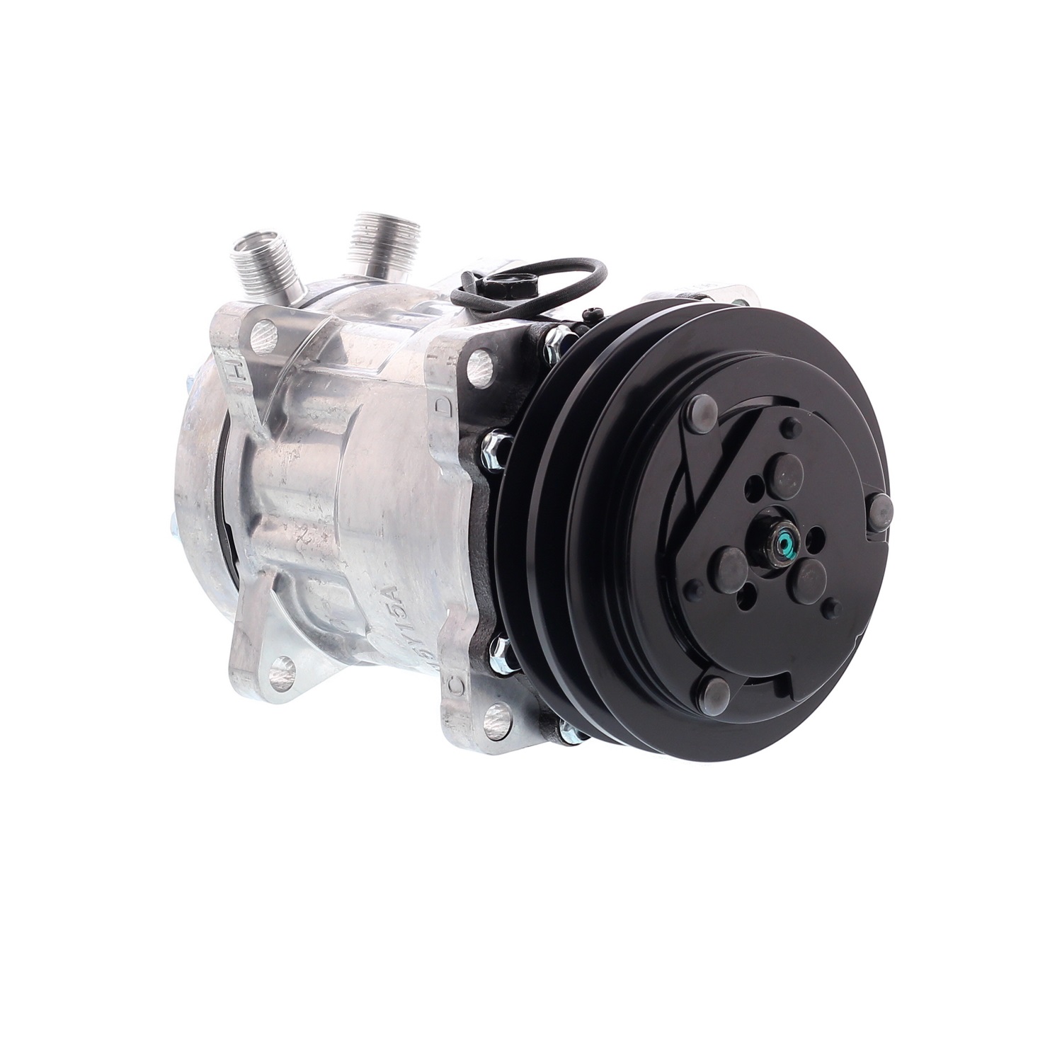 COMPRESOR DE AC AMERICAN AIR SD7H15 2A 12V 132MMTAPA JD (AM-SSB)8024 4664 - 6