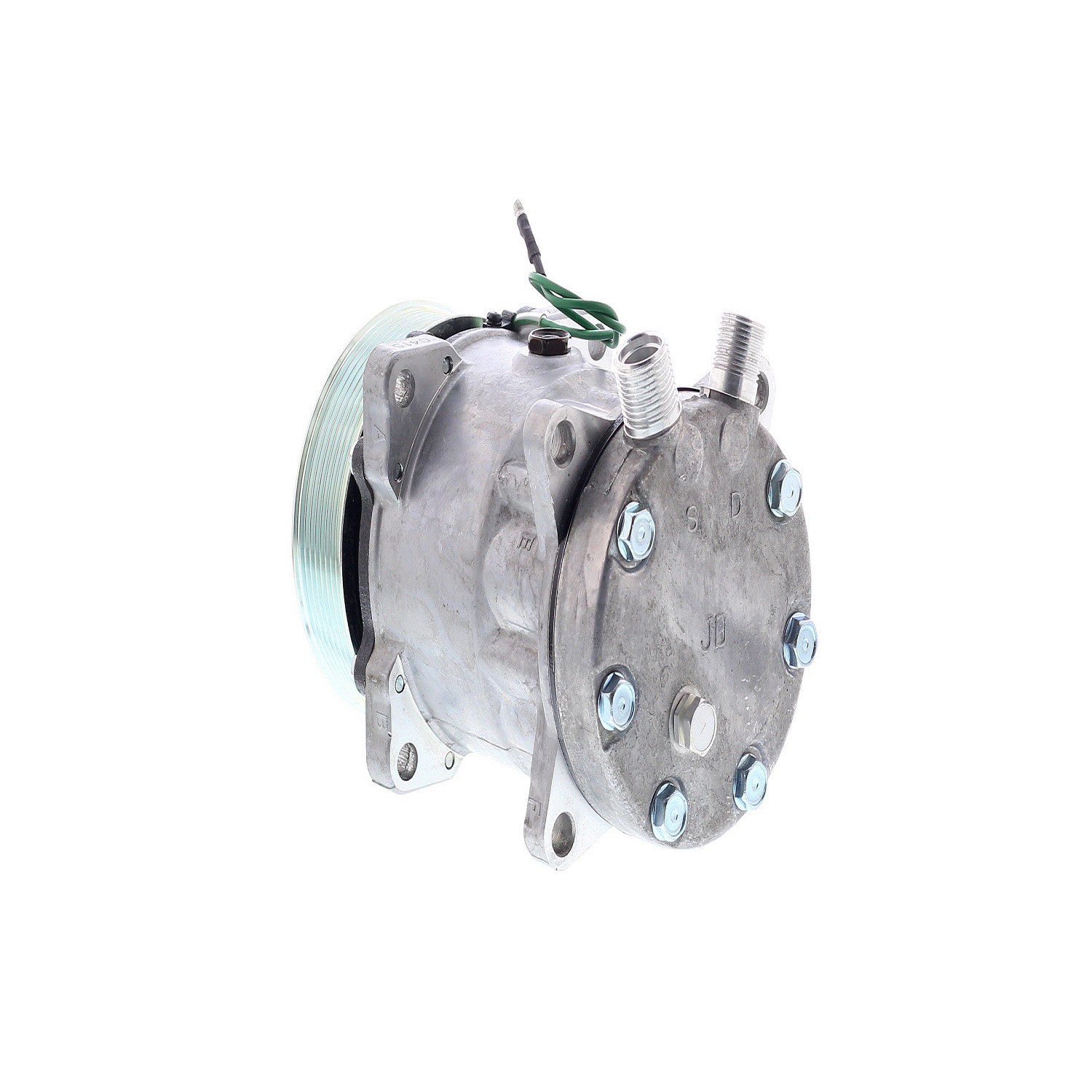 COMPRESOR DE AC AMERICAN AIR 7H15 8PK 24V 119MM TAPA JD-FN (AM) 4762 4443 - 2
