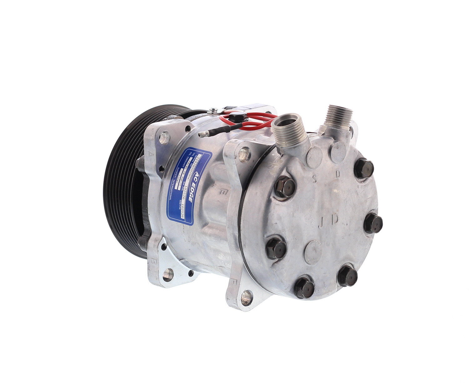COMPRESOR DE AC AMERICAN AIR 7H13 8PK 12V 119MM TAPA JE (AM) 7306 - 2